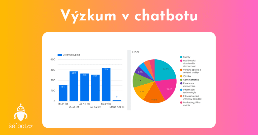 Demografické rozložení respondentů - věkové skupiny a obory